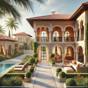 طراحی ویلای مدیترانهای-Mediterranean villa design 7 ویلای مدیترانه ای