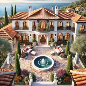 طراحی ویلای مدیترانهای-Mediterranean villa design 9 طراحی ویلای مدیترانهای