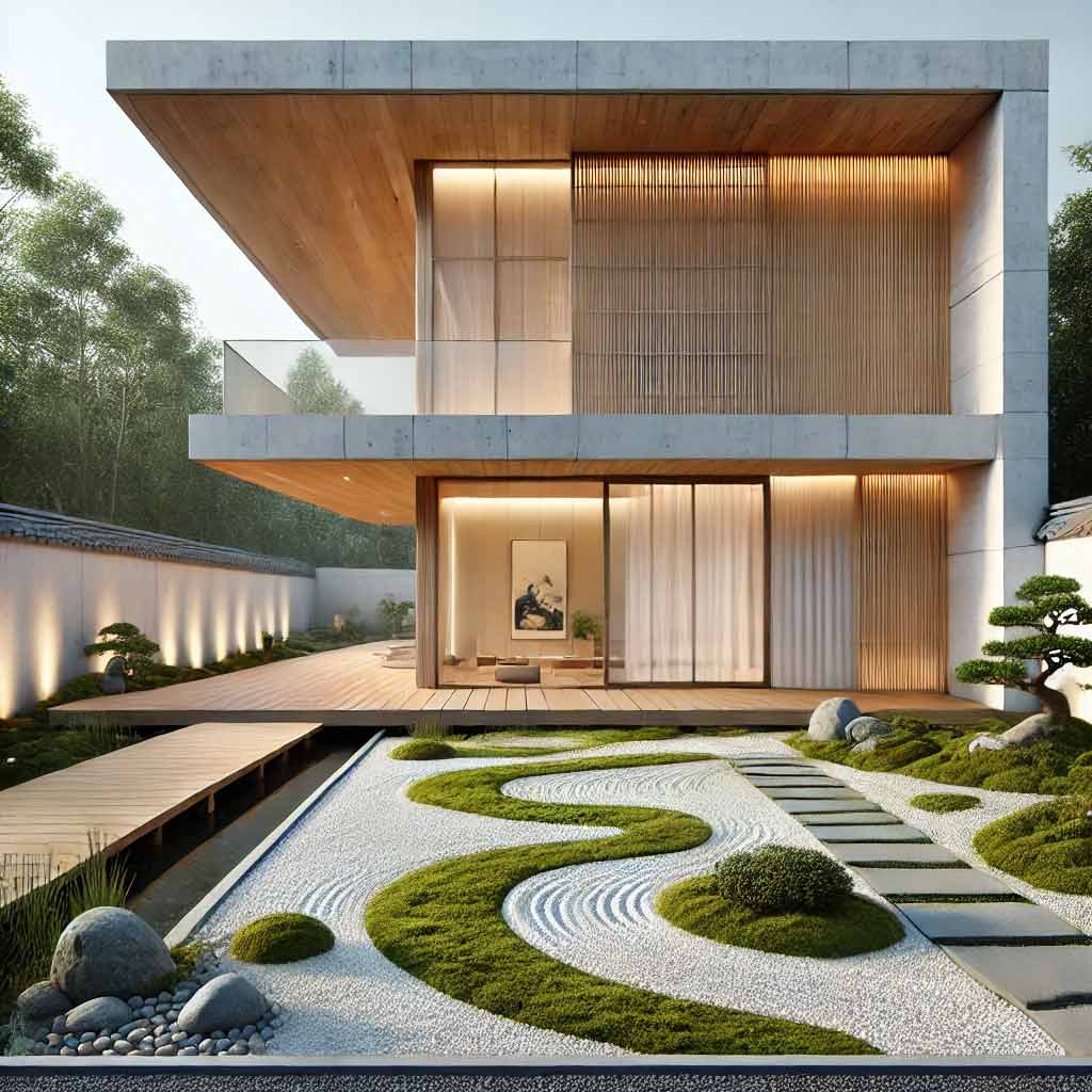 نمای مینیمالیستی ژاپنی