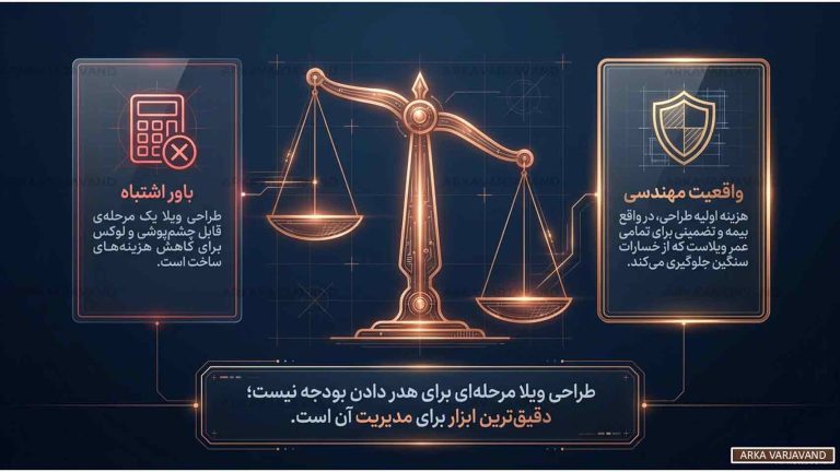 تحلیل رابطه طراحی ویلا و هزینه های ساخت و نگهداری در بلندمدت 10 تحلیل رابطه طراحی ویلا