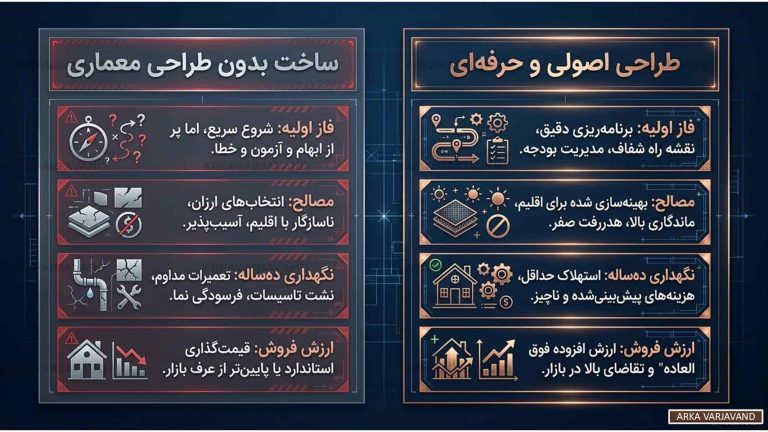 تحلیل رابطه طراحی ویلا و هزینه های ساخت و نگهداری در بلندمدت 15 تحلیل رابطه طراحی ویلا