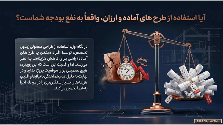 تفاوت های کلیدی طراحی ویلای حرفهای توسط معمار با ساخت معمولی 11 طراحی ویلای حرفهای